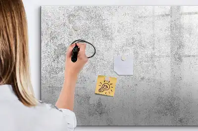Tableau magnétique pour dessiner motif mur en béton