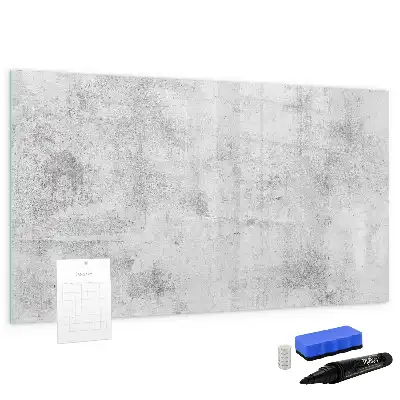 Tableau magnétique pour dessiner motif mur en béton