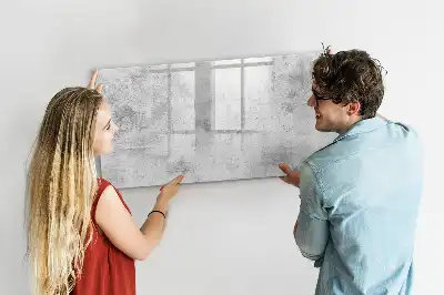 Tableau magnétique pour dessiner motif mur en béton