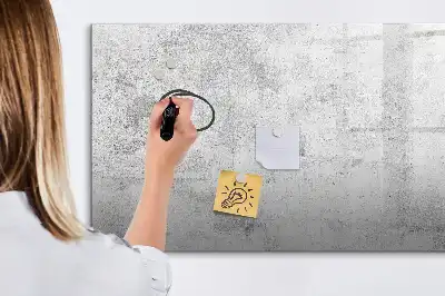 Tableau magnétique pour dessiner motif mur en béton