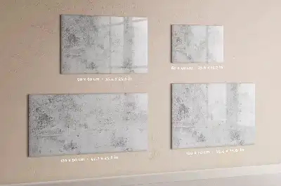 Tableau magnétique pour dessiner motif mur en béton