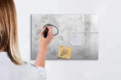 Tableau magnétique pour dessiner motif mur en béton