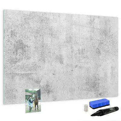 Tableau magnétique pour dessiner motif mur en béton