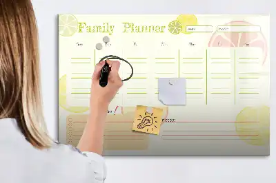 Tableau magnétique pour dessiner planificateur familial