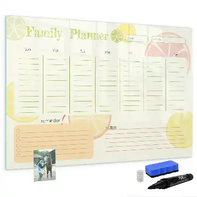 Tableau magnétique pour dessiner planificateur familial