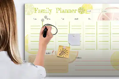 Tableau magnétique pour dessiner planificateur familial