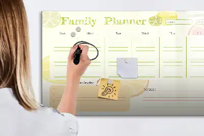 Tableau magnétique pour dessiner planificateur familial