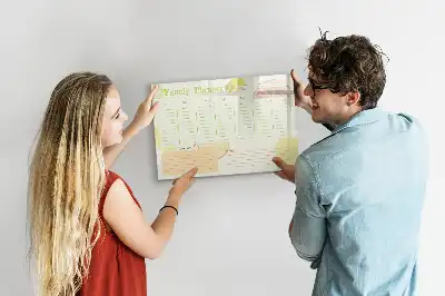 Tableau magnétique pour dessiner planificateur familial