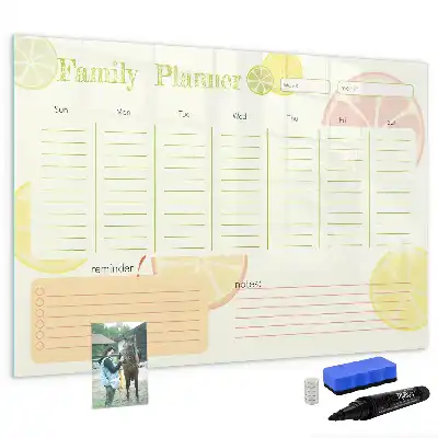 Tableau magnétique pour dessiner planificateur familial