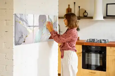 Tableau magnétique à dessiner motif marbre