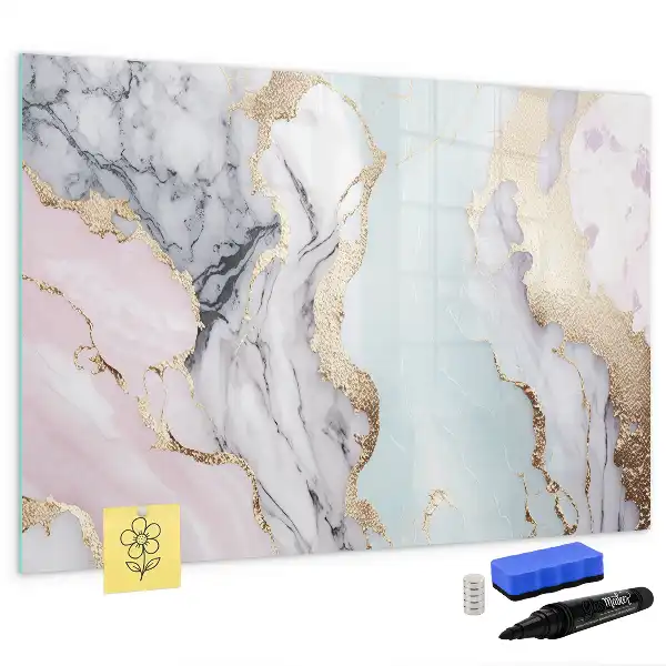 Tableau magnétique à dessin modèle marbre