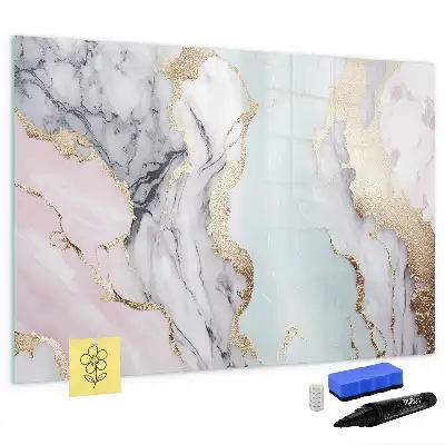 Tableau magnétique à dessin modèle marbre