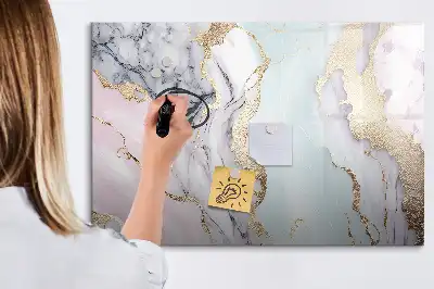 Tableau magnétique à dessin modèle marbre