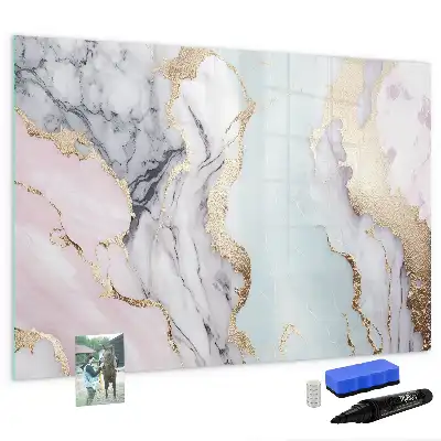 Tableau magnétique à dessin modèle marbre