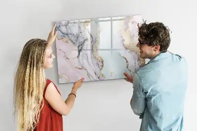 Tableau magnétique à dessin modèle marbre