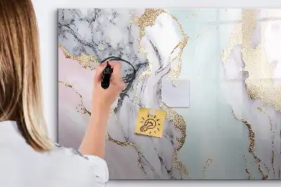 Tableau magnétique à dessin modèle marbre