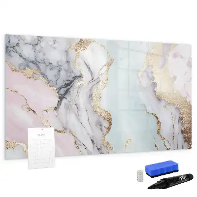 Tableau magnétique à dessin modèle marbre