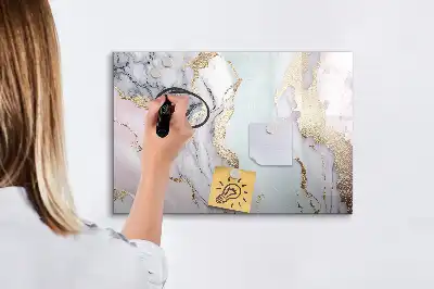 Tableau magnétique à dessin modèle marbre