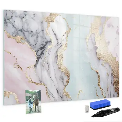 Tableau magnétique à dessin modèle marbre