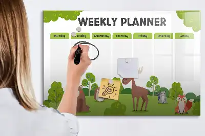 Tableau magnétique pour dessiner plan de cours
