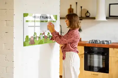 Tableau magnétique pour dessiner plan de cours