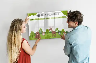 Tableau magnétique pour dessiner plan de cours