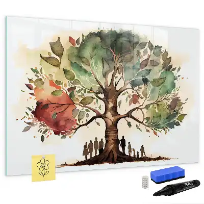 Arbre généalogique tableau magnétique à dessiner