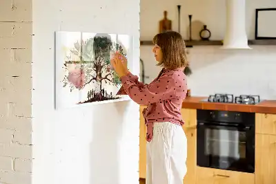 Arbre généalogique tableau magnétique à dessiner