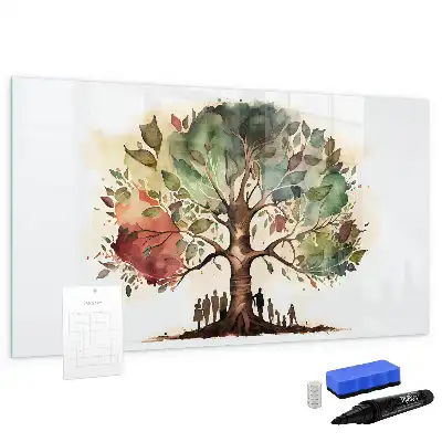 Arbre généalogique tableau magnétique à dessiner