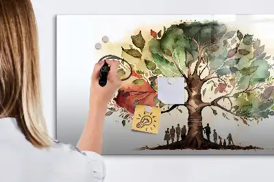 Arbre généalogique tableau magnétique à dessiner