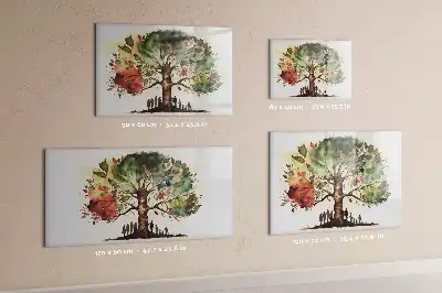 Arbre généalogique tableau magnétique à dessiner