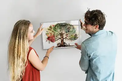 Arbre généalogique tableau magnétique à dessiner