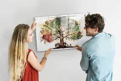 Arbre généalogique tableau magnétique à dessiner