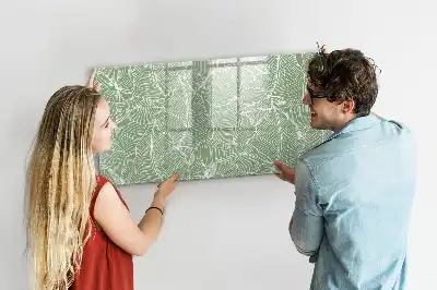 Tableau magnétique pour dessiner motif de feuilles