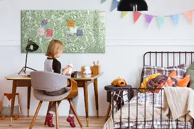 Tableau magnétique pour dessiner motif de feuilles
