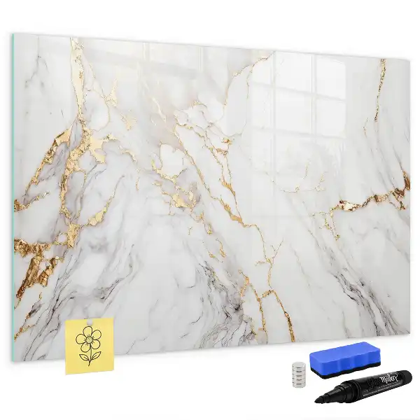 Tableau magnétique à dessiner modèle en marbre décoratif