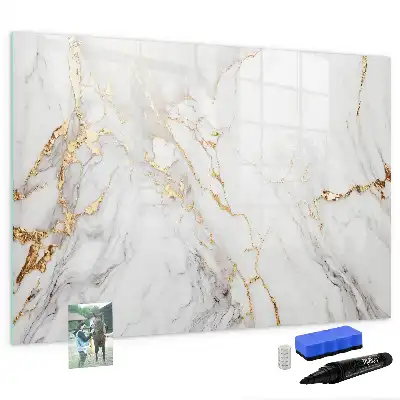 Tableau magnétique à dessiner modèle en marbre décoratif