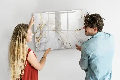 Tableau magnétique à dessiner modèle en marbre décoratif