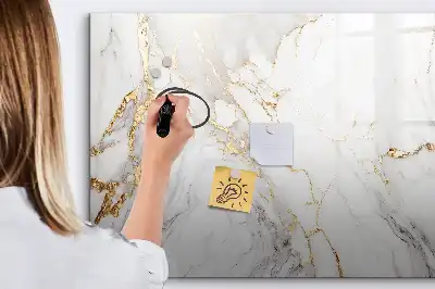 Tableau magnétique à dessiner modèle en marbre décoratif