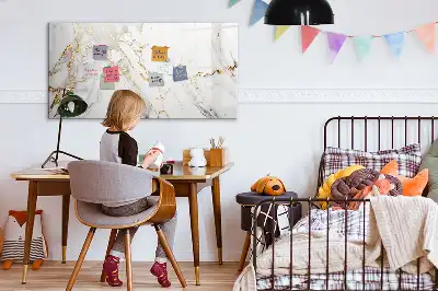 Tableau magnétique à dessiner modèle en marbre décoratif
