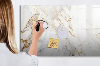 Tableau magnétique à dessiner modèle en marbre décoratif
