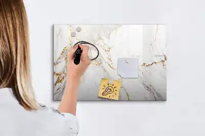 Tableau magnétique à dessiner modèle en marbre décoratif