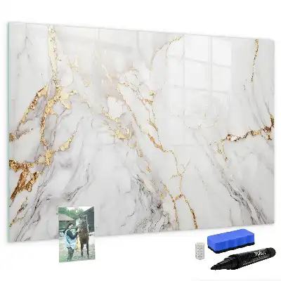 Tableau magnétique à dessiner modèle en marbre décoratif