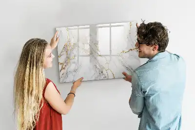 Tableau magnétique à dessiner modèle en marbre décoratif