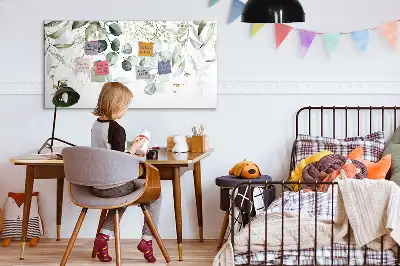 Tableau magnétique pour dessiner plantes suspendues