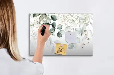Tableau magnétique pour dessiner plantes suspendues
