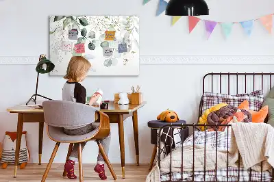 Tableau magnétique pour dessiner plantes suspendues