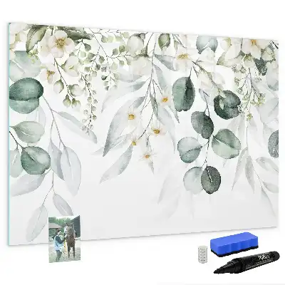 Tableau magnétique pour dessiner modèle plantes de la nature
