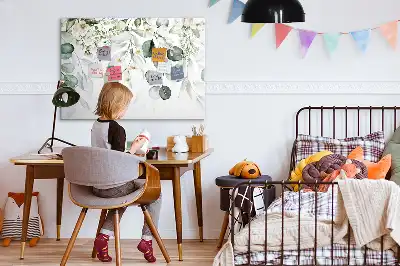 Tableau magnétique pour dessiner modèle plantes de la nature