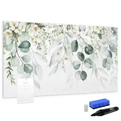 Tableau magnétique pour dessiner modèle plantes de la nature